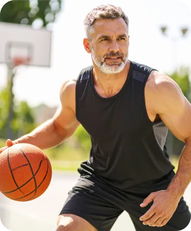 "At 52, I feel more agile on the court than ever. BPC has boosted my recovery time and overall energy levels, making basketball more enjoyable again. Highly recommend it for active individuals in their 50s!"